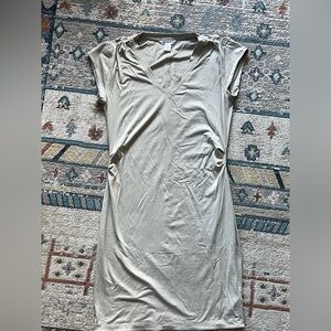 Athleta Women's Midi Dress in Light Tan